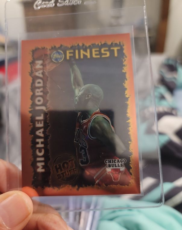 1995-96 Topps Finest Hot Stuff #HS1 Michael Jordan — front