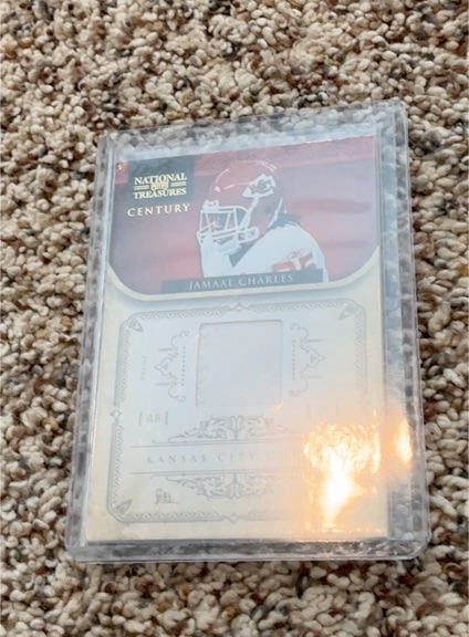 2011 Panini National Treasures Century #8 Jamaal Charles — front