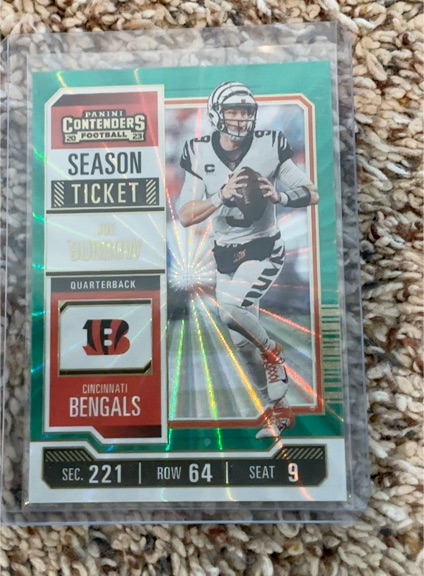 2023 Panini Contenders Season Ticket #22 Joe Burrow — front