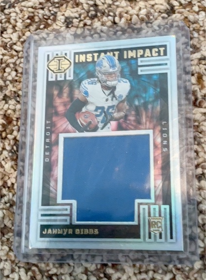 2023 Panini Illusions Instant Impact #II-JHG Jahmyr Gibbs — front