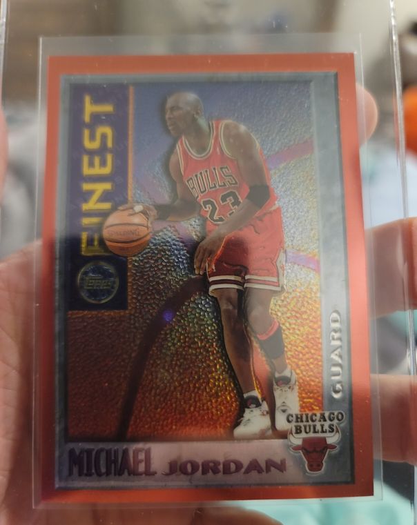 1995-96 Topps Finest Mystery #M1 Michael Jordan — front