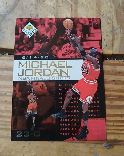 1998-99 Upper Deck Choice NBA Finals Shots #6 Michael Jordan — front