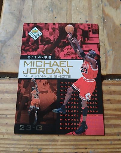 1998-99 Upper Deck Choice #6 Michael Jordan NBA Finals Shots — front