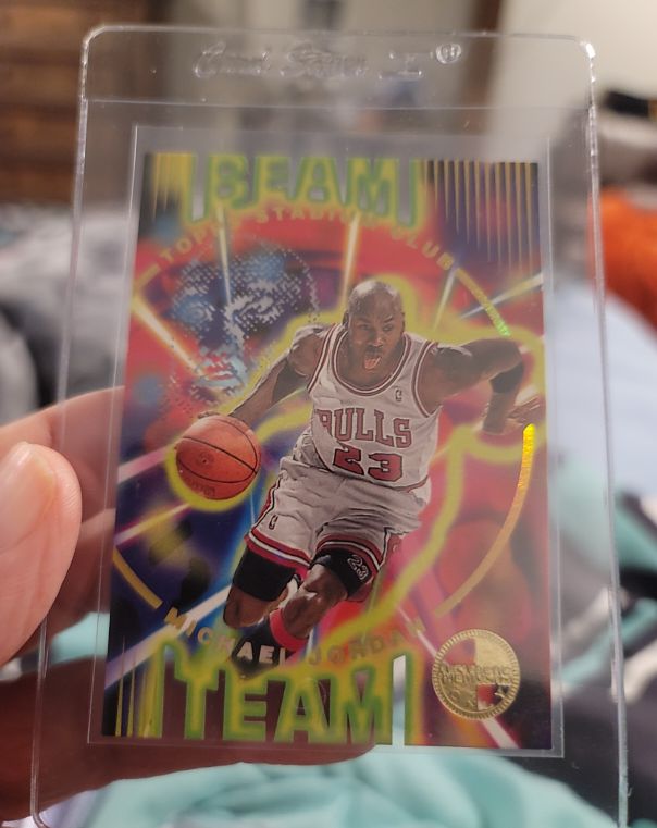 1995 Topps Stadium Club Beam Team #B14 Michael Jordan — front