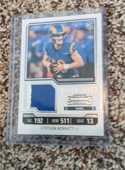 2023 Panini Contenders Rookie Ticket #TS32 Stetson Bennett IV — front