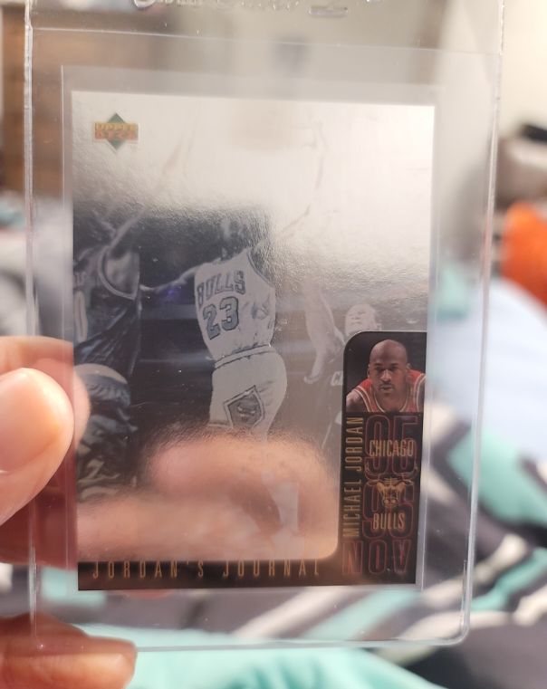 1996 Upper Deck Jordan's Journal #J1 Michael Jordan — front