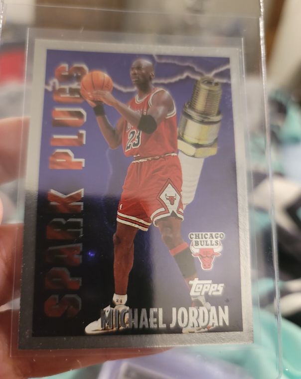 1995 Topps Spark Plugs #SP2 Michael Jordan — front