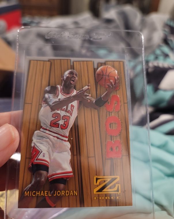 1997-98 SkyBox Z-Force Boss #10 Michael Jordan — front