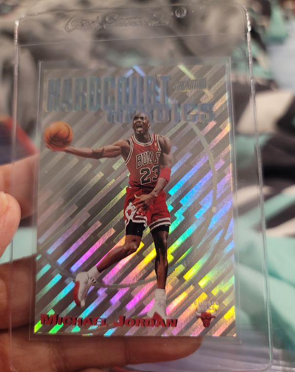 1997-98 Topps Stadium Club Hardcourt Heroics #H1 Michael Jordan — front
