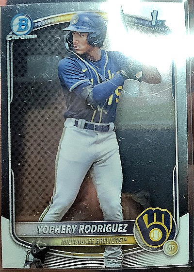 2025 Bowman #BP-36 Yophery Rodriguez — front