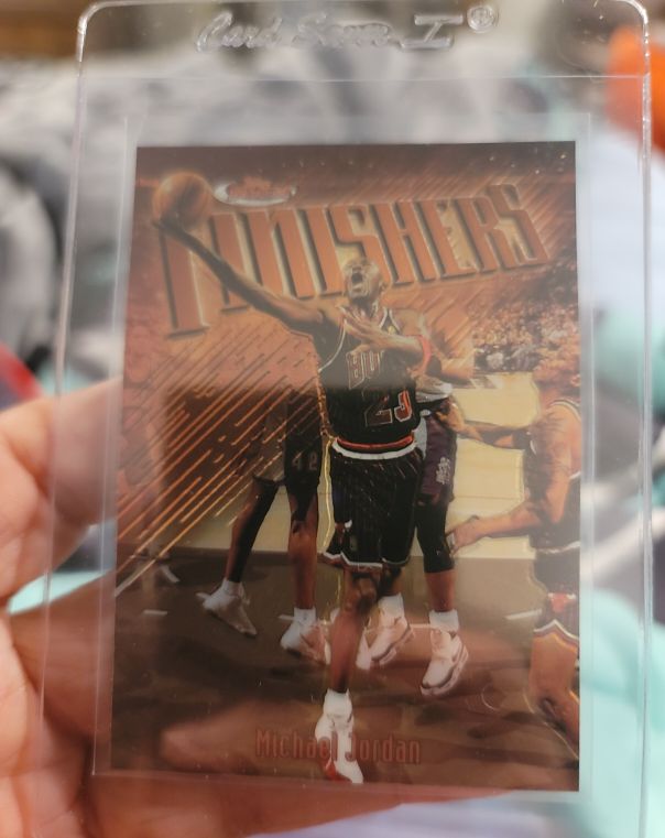 1997 Topps Finest #39 Michael Jordan Finishers — front