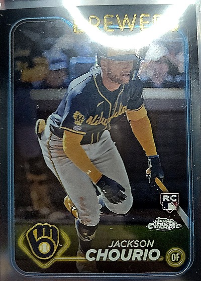 2024 Topps Chrome #161 Jackson Chourio — front