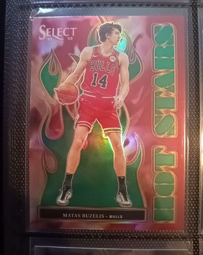 2024-25 Panini Select #4 Matas Buzelis Hot Stars — front