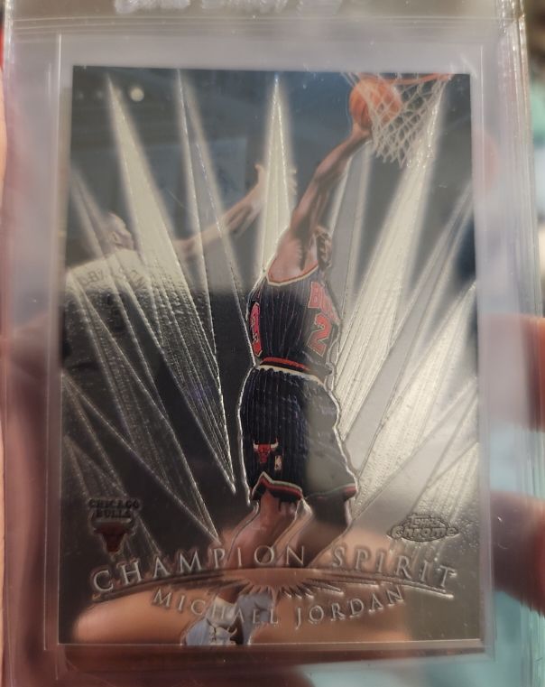 1998-99 Topps Chrome #CS1 Michael Jordan Champion Spirit — front