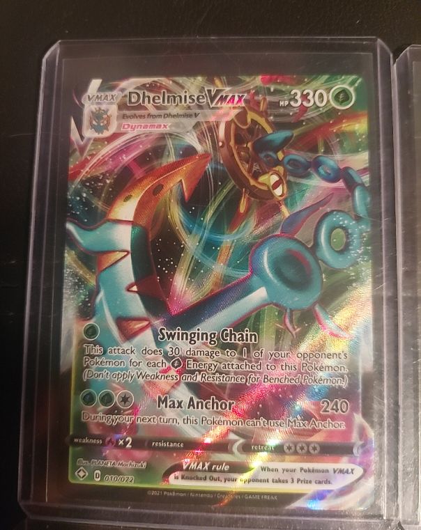 2021 Pokémon Shining Fates #010 Dhelmise VMAX — front