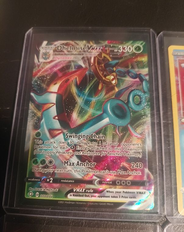 2021 Pokémon TCG Shining Fates #010 Dhelmise VMAX — front