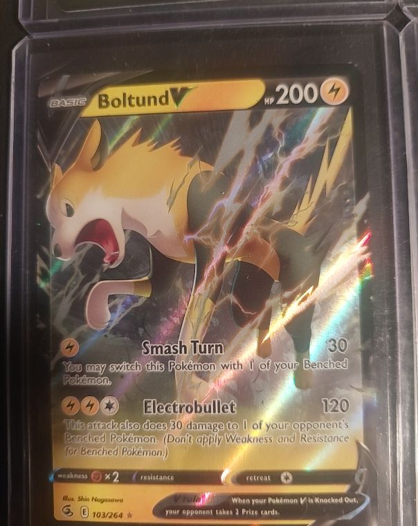 2021 Pokémon TCG Fusion Strike #103 Boltund V — front