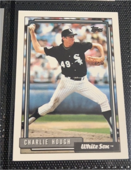 1992 Topps #191 Charlie Hough — front