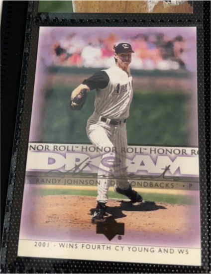 2002 Upper Deck Honor Roll Dream Moments Randy Johnson — front