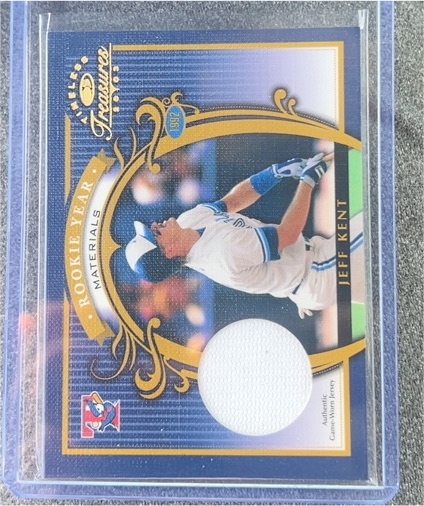 2003 Donruss Timeless Treasures Rookie Year Materials #RY-5 Jeff Kent — front