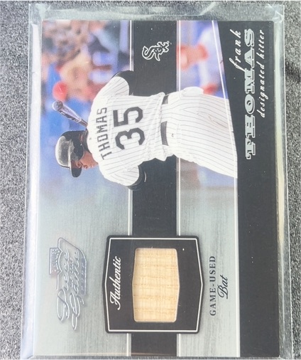 2002 Playoff Piece of the Game #POG-23 Frank Thomas — front
