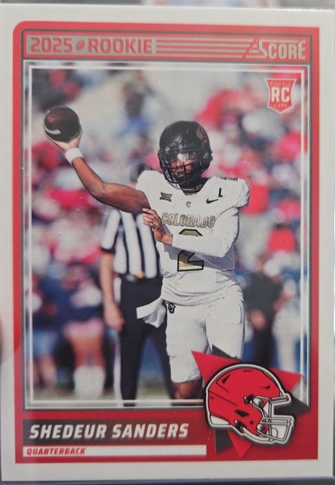 2025 Panini Score #15 Shedeur Sanders — front