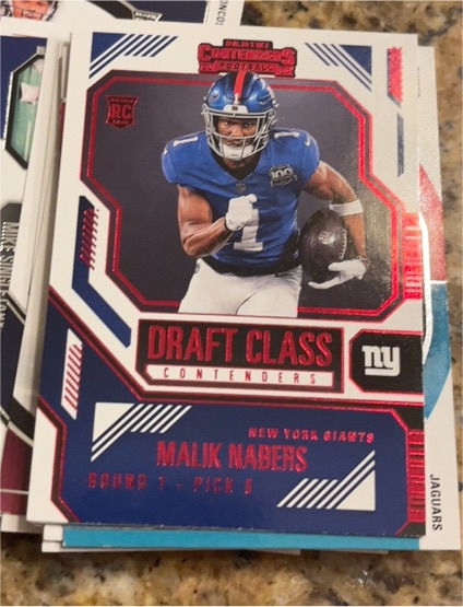 2024 Panini Contenders Draft Class Contenders #5 Malik Nabers — front