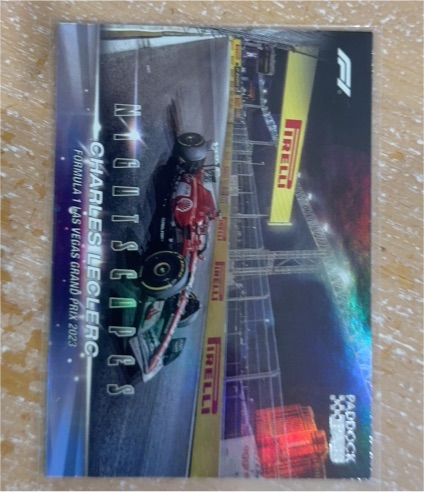 2024 Topps Paddock Pass #NS-3 Charles Leclerc Nightscapes — front