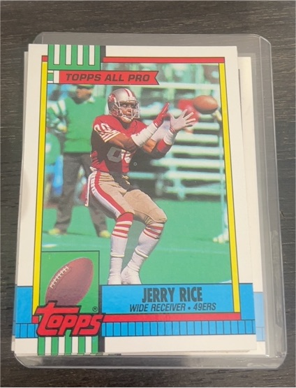 1990 Topps #8 Jerry Rice — front