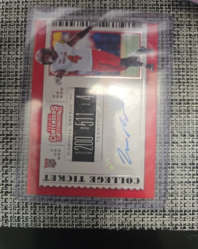 2019 Panini Contenders Draft Picks #300 Darnell Savage Jr — front