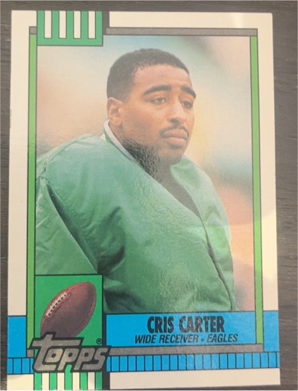 1990 Topps #92 Cris Carter — front