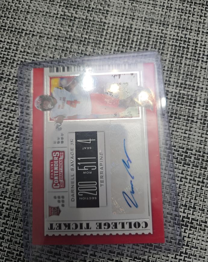 2019 Panini Contenders Draft Picks #611 Darnell Savage Jr — front