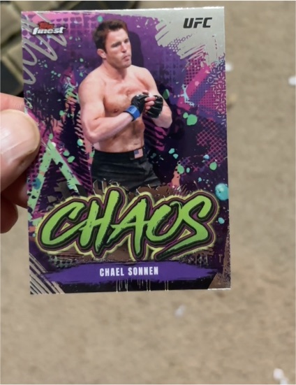 2024 Topps Finest UFC #CHA-8 Chael Sonnen — front