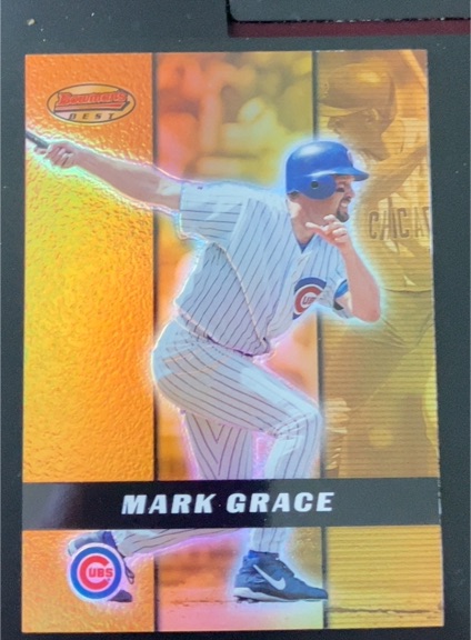 2000 Bowman's Best #25 Mark Grace — front