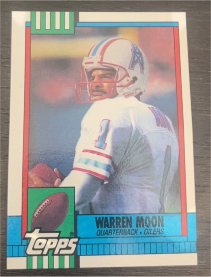 1990 Topps #216 Warren Moon — front