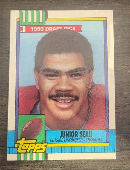 1990 Topps #381 Junior Seau — front
