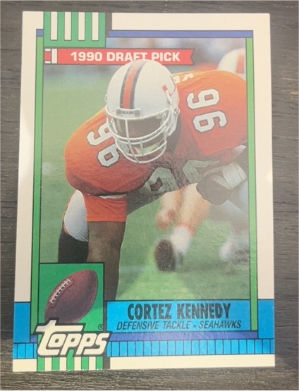 1990 Topps #334 Cortez Kennedy — front