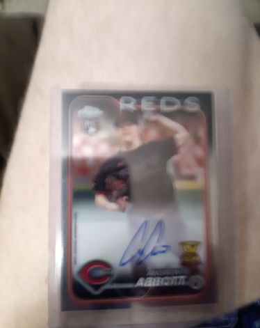 2024 Topps Chrome #RA-AA Andrew Abbott — front