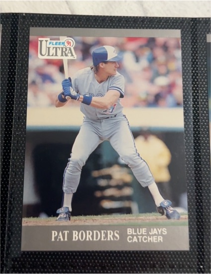 1991 Fleer Ultra Pat Borders Toronto Blue Jays — front