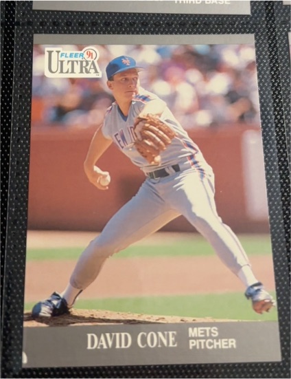 1991 Fleer Ultra #213 David Cone — front