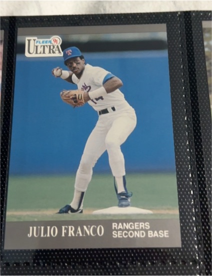 1991 Fleer Ultra #348 Julio Franco — front