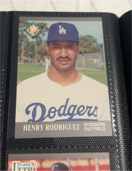 1991 Fleer Ultra #386 Henry Rodriguez — front