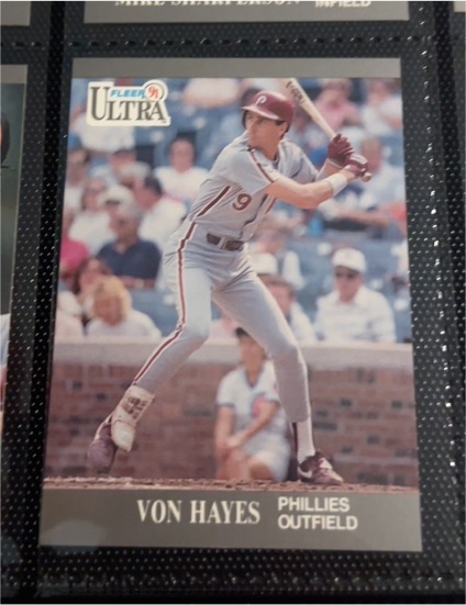 1991 Fleer Ultra #264 Von Hayes — front