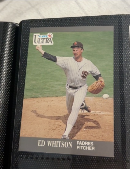 1991 Fleer Ultra #313 Ed Whitson — front