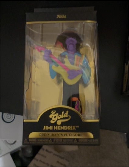 Funko Gold Jimi Hendrix Premium Vinyl Figure — front