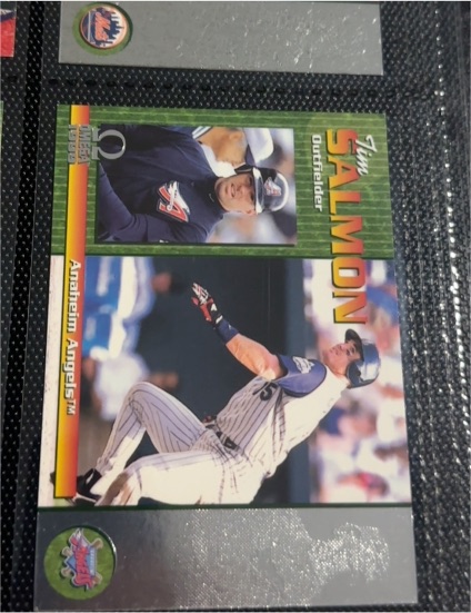 1999 Pacific Omega Jim Salmon Anaheim Angels — front