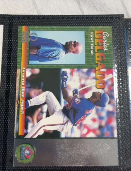 1999 Pacific Omega Carlos Delgado First Base — front