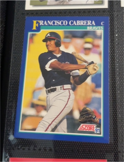 1991 Score #63 Francisco Cabrera — front