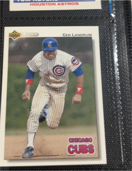 1992 Upper Deck #50 Ced Landrum — front