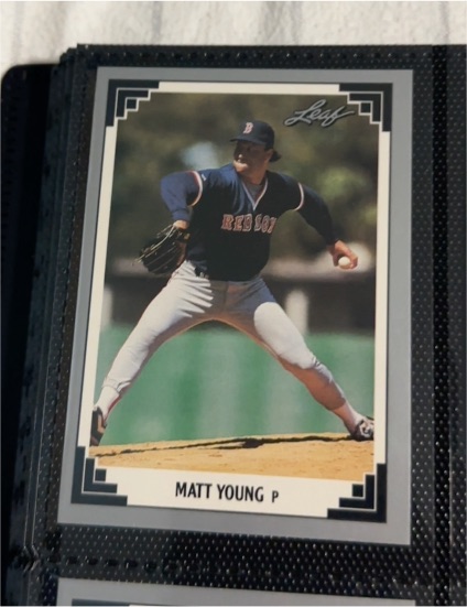 1991 Leaf #215 Matt Young — front